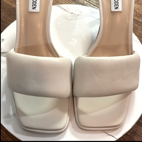 STEVE MADDEN Snazzy Heeled Sandal Mule Kitten Heel Man-Made UpperLining, Insoles - Picture 11 of 17